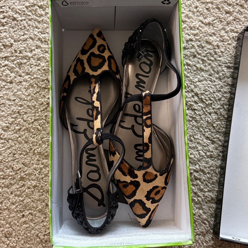 Sam Edelman leopard flat